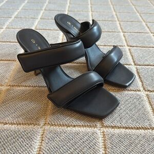 Gia x Pernille Teisbaek Anthracite strap heels size 37.5